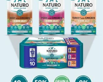 Naturo Adult Dog Cans Meaty Selection in Herb JELLY 390g 12pk