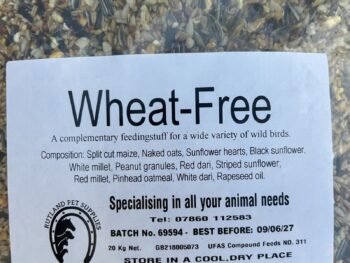 RPS Wheat free wild bird seed 20kg