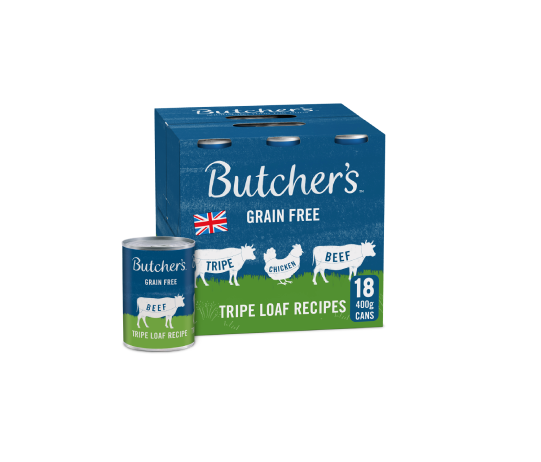 butchers dog Tripe Loaf Recipes 18 pack – 400g