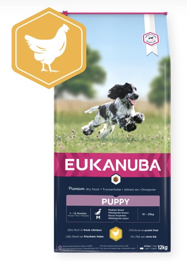 Eukanuba Puppy Medium breed 12kg