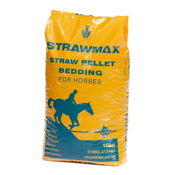 StrawMax Straw Pellet Bedding for Horses 15kg
