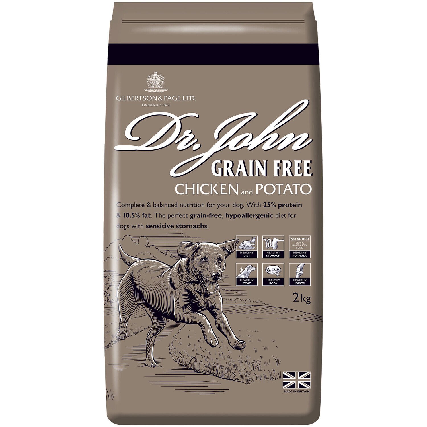 Dr John Grain-Free chicken and potato with vegetables and gravy