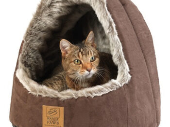 House of Paws Hooded Arctic Fox Cat or Small Dog Bed