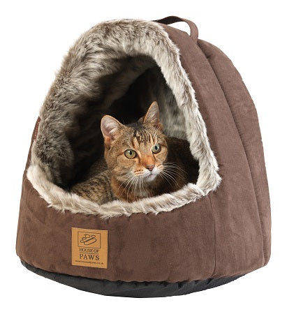 House of Paws Hooded Arctic Fox Cat or Small Dog Bed