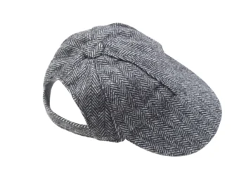 House of Paws Grey Tweed Dog Hat!