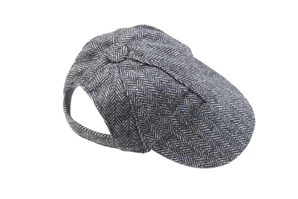 House of Paws Grey Tweed Dog Hat!