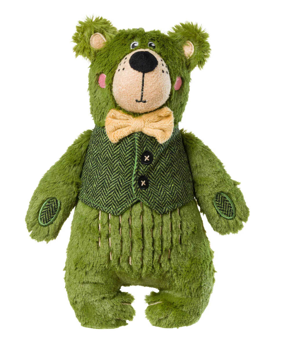 House of Paws Forest Bear Squeaky Dog Toy