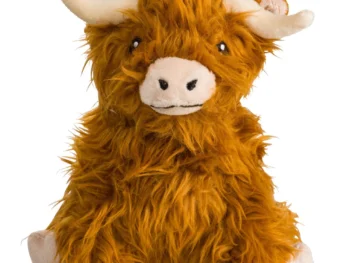 House of Paws Highland Cow Squeaky Dog Toy