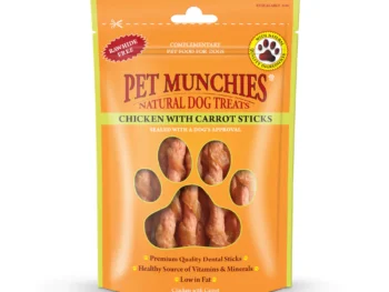 Pet Munchies Chicken with Carrot Sticks Dog Treats 80g