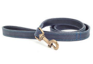 Ancol Timberwolf Leather Lead Blue 50kg 19mm x 40"